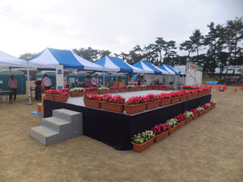 ステージ・花プランター一式