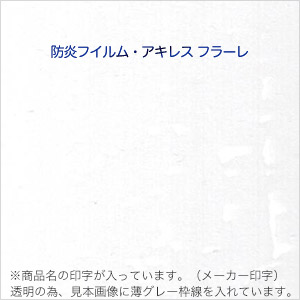 間仕切り　透明糸入り カーテン