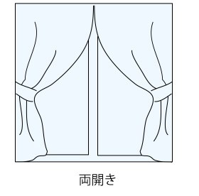 両開き