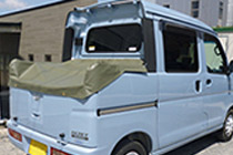 デッキバン荷台シート製作例