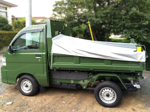 軽トラックシート製作 販売 高品質生地を使用 マルヤマキャンバス