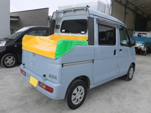 ツートンカラー デッキバン荷台シート マルヤマキャンバス製