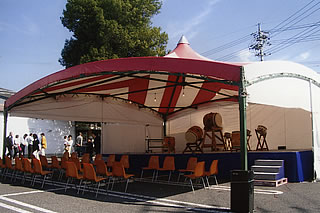 イベント用大テント（ビッグパワーテント）当社設置例