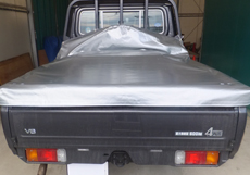 ランクル70pickup荷台シート