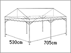 集会用テント 定番 キングテント MC-3/4
