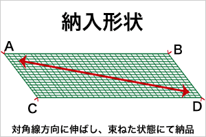 ネット 納品 納入形状