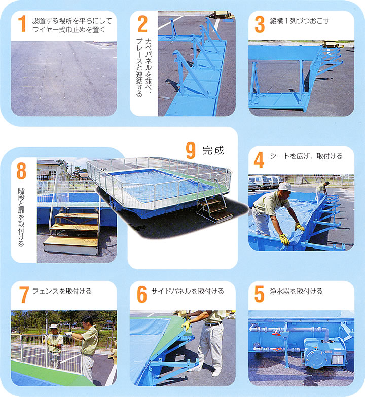 NSPプール組立手順