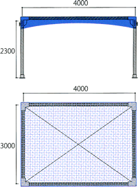 ３Ｍ×４Ｍ（SKO/3040）