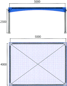 4Ｍ×5Ｍ（SKO/4050）